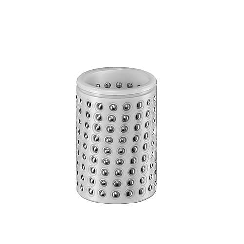 2060.41. Jaula de bolas con ranura para circlip, plastico