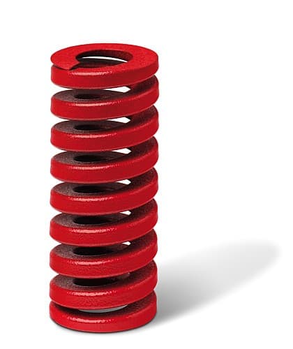 241.16. Muelle helicoidal especial, LF, Color de marcaje Rojo, DIN ISO 10243